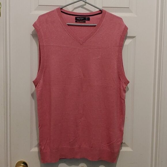 Nautica  light weight sweater vest Sz L - Picture 1 of 4